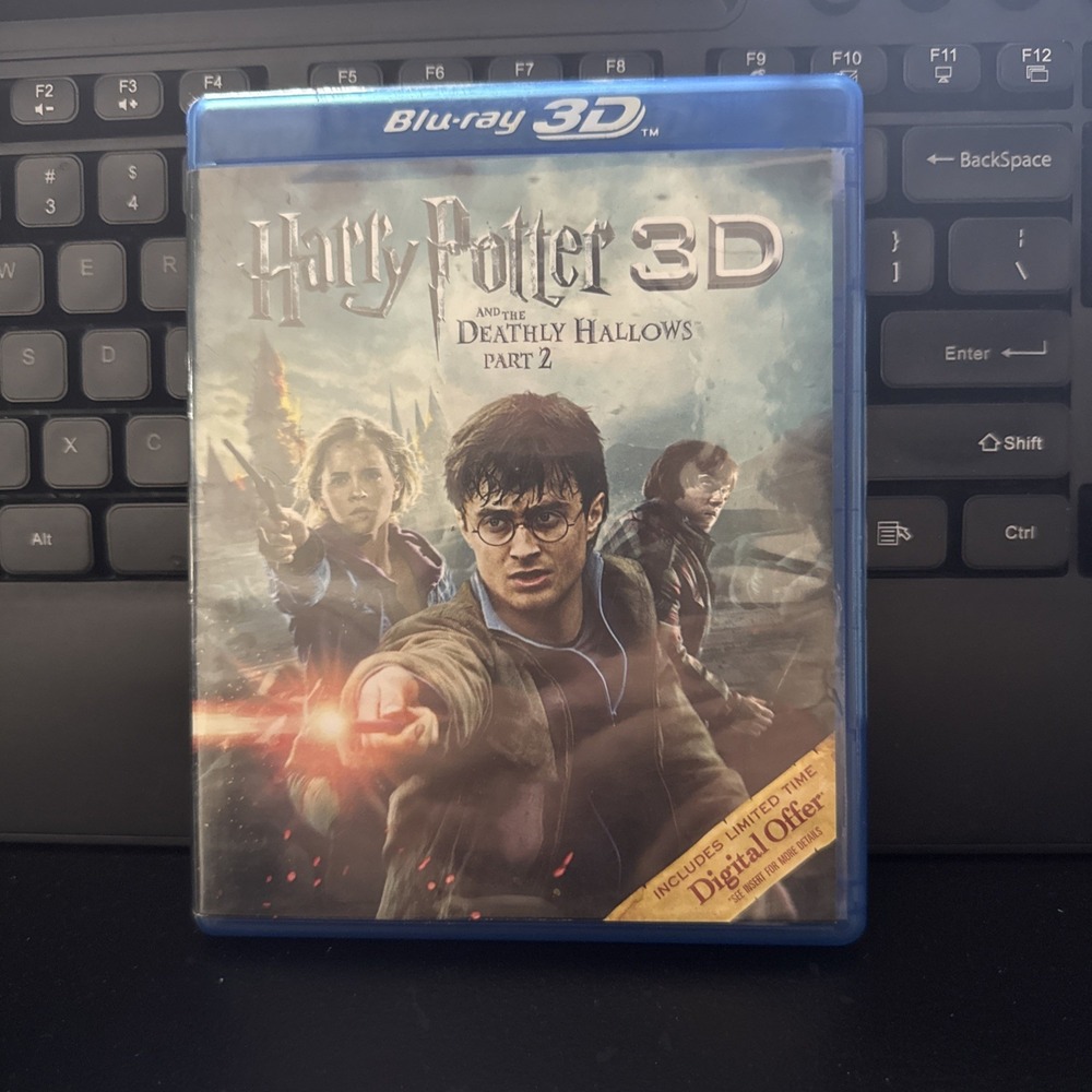 Harry Potter and the Deathly Hallows: Part Two 2 (3-D Blu-Ray/Blu-Ray, 2011)